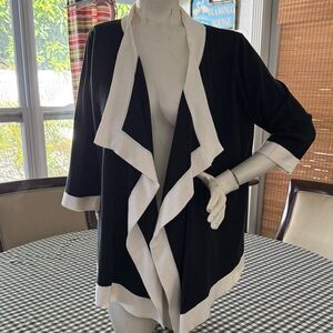 Designers Originals Black and White Cardigan
